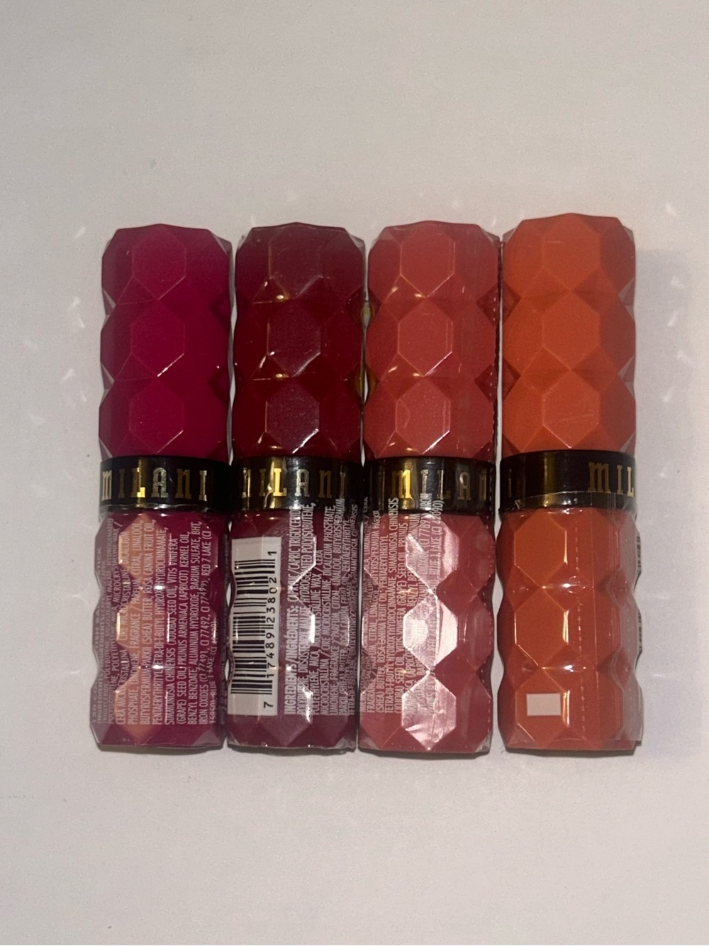 4 set Milani makeup lipstick
